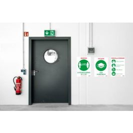 Avery Señal Adhesiva Usar Mascarilla DIN A4 Resistente Rayos UV Pack 2 Unidades