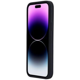 eSTUFF Funda Magnética Silicona INFINITE ROME para iPhone 15 Plus - Negra - 81% Material Reciclado