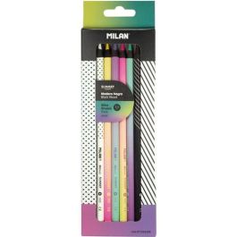 Milan Lápices de Colores Mina Gruesa Sunset Madera Negra Estuche 6 Ud Colores Surtidos Precio: 2.8900003. SKU: S7908661
