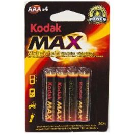 Kodak Pilas Alcalina Max AAA LR3 1.5v de Larga Duración Libres de Mercurio y Cadmio Precio: 4.68999993. SKU: B14JKL3BZG
