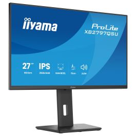 iiyama ProLite XB2797QSU-B1 Monitor Gaming/Profesional 27" (68.6 cm) Quad HD 2560x1440 IPS 75Hz 1ms AMD FreeSync, USB-C, Altavoces, Negro Mate