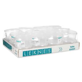Fiambrera redonda Leknes 500 ml, transparente, 12.5x6.2x12.5 cm, apta microondas (24 Unidades) Fiambrera redonda Leknes 500 ml, transparente, 12.5x6.2x12.5 cm, apta microondas (24 Unidades)