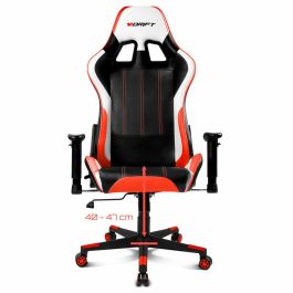DRIFT DR175 Silla Gaming Profesional Ergonómica con Cojines, Altura Regulable y Respaldo Reclinable, Negro/Rojo/Blanco Precio: 169.50000045. SKU: B16ZLSNN85