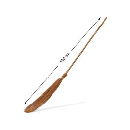 Escoba Fina De Bruja Marrón Con Mango Negro 100 cm - Accesorio Perfecto Para Halloween Precio: 1.79000019. SKU: B1DET2ZTS2