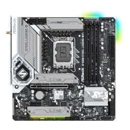 ASRock B760M Steel Legend WiFi Placa Base Micro ATX, Intel B760, Socket LGA 1700, DDR5, WiFi 6E, Bluetooth 5.3