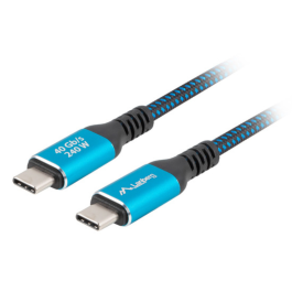 Lanberg CA-CMCM-45CU-0010-BK Cable USB USB 3.2 Gen 2 (3.1 Gen 2) 1 m USB C Negro, Azul Precio: 15.49999957. SKU: B1JDDHCBSG