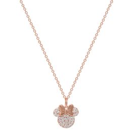PEERS HARDY Colgante Minnie Disney con Cadena de Oro Rosa