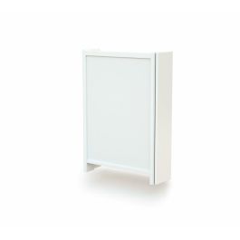 AT4 Cambiador de pared blanco, plegable con 2 estantes de almacenamiento para optimizar el espacio