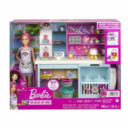 Mattel HGB73 Pasticceria Barbie Juego con Accesorios Blanco