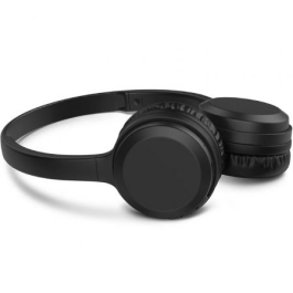 Philips Auriculares Inalámbricos TAH1108BK/ Negros con Micrófono Bluetooth y 15 Horas de Reproducción