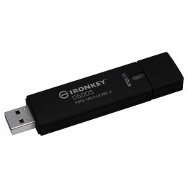 Kingston IronKey D500S USB 3.2 Gen 1 512 GB Negro - Llave USB segura cifrada hardware AES-256, FIPS 140-3 Nivel 3, IP67, resistente
