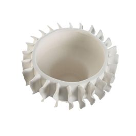 Centro Mesa Moderno DKD Home Decor Blanco 22 x 14 x 22 cm Centro Mesa Moderno DKD Home Decor Blanco 22 x 14 x 22 cm