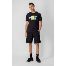 Camiseta de Manga Corta Hombre Champion Negro L