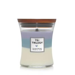 Woodwick Vela Aromática Trilogy Medium Calming Retreat 275 gr Precio: 22.49999961. SKU: B1H7B295BV