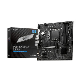 MSI PRO B760M-P DDR4 placa base Intel B760 LGA 1700 micro ATX MSI PRO B760M-P DDR4 placa base Intel B760 LGA 1700 micro ATX Precio: 115.79000015. SKU: B1K36WVBD2