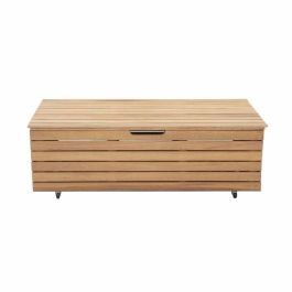 Cómoda de Jardín 190L en Madera de Eucalipto FSC con Ruedas - Efecto Teca - 48,5 x 109,5 x 37 cm