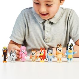 Figuras - BLUEY - Caja de 8 personajes - Figuras articuladas - Universo de la serie - Mixtas Figuras - BLUEY - Caja de 8 personajes - Figuras articuladas - Universo de la serie - Mixtas
