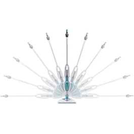 BLACK + DECKER FSM1630-QS Limpiador a vapor de escoba Deluxe - 1600W - 460 ml - Blanco