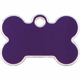 Placa identificativa para collar Imarc Bone Lila