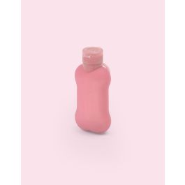 United Pets Bon Ton Pi Botella de Agua para Limpieza Orina de Perros 100ml Rosa, Silicona Antigoteo Portátil