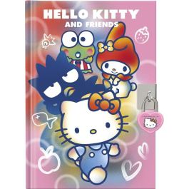 KIDS LICENSING Diario Hello Kitty con Bolígrafo Mágico y Bolígrafo Topper - Tamaño 25.5x20.5cm