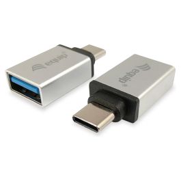 Equip Adaptador USB Tipo C a Micro-USB y USB-A, Kit de Carga y Sincronización para Samsung Galaxy S8, S8+, Nexus 6P y 5X, Modelo 133473