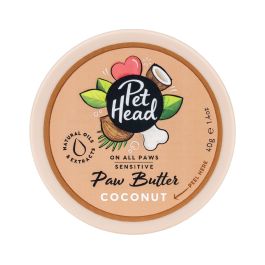 Pet Head On All Paws Bálsamo Manteca para Patas de Perro - Coco, Karité & Aloe Vera - Alivia Patas Resecas y Agrietadas 40 gr