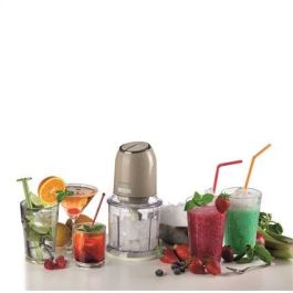 Ariete 438/03 Picadora Vintage Beige de 400W con 4 Cuchillas de Acero Inoxidable para Cocina de Estilo Retro