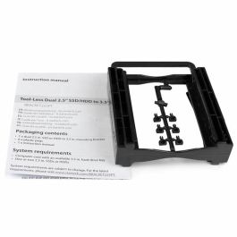 Accesorio Startech BRACKET225PT Negro 2,5" Soporte de montaje