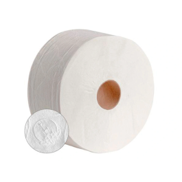 Dahi Papel Higienico Jumbo 2 Capas Celulosa Blanca 140 Mt Mandril 45 Mm Paquete 18 Rollos