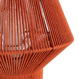 Lámpara Mesa Teja Cuerda de Papel 25,50 X 25,50 X 26 cm