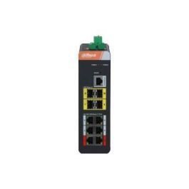 Dahua Switch PoE 6 puertos + 4 puertos ópticos Gigabit industrial gestionable. Temperatura -40ºC a +75ºC Dahua Switch PoE 6 puertos + 4 puertos ópticos Gigabit industrial gestionable. Temperatura -40ºC a +75ºC