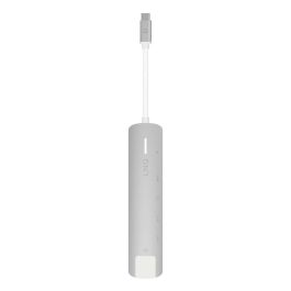 Hub USB Linq Byelements LQ49061 Blanco Gris