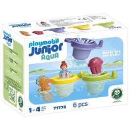 PLAYMOBIL 71776 Vasos Flotantes Junior Aqua para Baño Bebés +12 meses con Ducha y Lluvia Apilables Precio: 19.79000012. SKU: B1DD9X8GK5