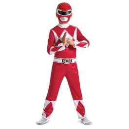 Disfraz hasbro power rangers mighty morphin rojo lujo t. 4-6 años Disfraz hasbro power rangers mighty morphin rojo lujo t. 4-6 años