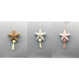 DKD Home Decor Decoración Colgante Navidad Fantasía, Poliéster, Colores Surtidos (Rosa, Marrón, Gris), 4x26x14 cm, Pack 12 Unidades Precio: 29.8749. SKU: B1AAREPWDZ