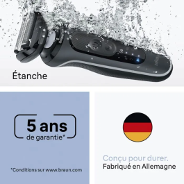 Braun Afeitadora Eléctrica Serie 6 8700216645362 Negra 60 Minutos Duración Batería Carga Rápida