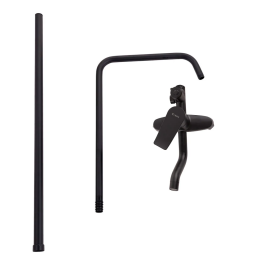 Conjunto Ducha Latón/Zinc-ABS Negro Agua Caliente-Fría Monomando QLI-FA-3019