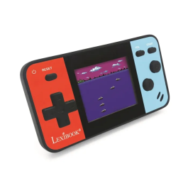 Lexibook Consola Portátil Mini Cyber Arcade - Pantalla 1.8'' - 150 Juegos Clásicos 8 bits - Volumen Ajustable - Diseño Bolsillo