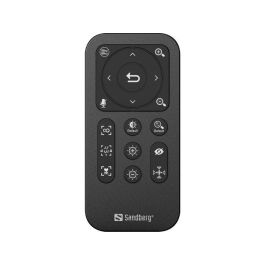 Sandberg Streamer USB Webcam Pro Elite 2K 1440p 30FPS / 1080p 60FPS para Streaming Gaming con Micro Estéreo, Autofocus y Luz Anular