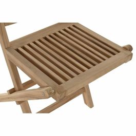 Silla Terraza Y Jardin DKD Home Decor Marron 40 x 90 x 45 cm