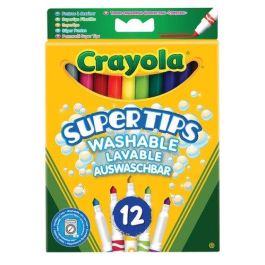 Crayola 7509 Rotuladores Lavables Punta Cónica Resistente Larga Duración 12 Unidades +12 Meses Colegio y Casa Precio: 3.95000023. SKU: S2403355