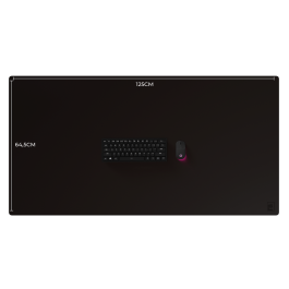 Phoenix technologies Alfombrilla Eleganza XXL 125 X 64.5 cm Cuero PU Base Corcho Natural Anti-deslizante Escritorio