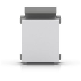 Ubiquiti UACC-Keystone-Blank-Insert - Módulo Jack Keystone Ciego Gris ABS - Pack 24 Unidades