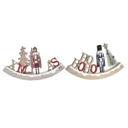 DKD Home Decor Figura Navidad Cascanueces Tradicional Madera Natural Rojo Verde 2x12x21 cm (12 Unidades) Precio: 21.78726. SKU: B1CZL76TKE