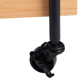 Day Mesa Camarera 45X38 con Freno en Ruedas, Altura 58.5 cm, 2 Bandejas 45x34 cm