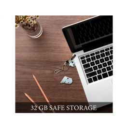 Wondee Llavero USB Hedwig 32GB Harry Potter Pendrive con Adaptador USB C