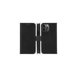 dbramante1928 Lynge Funda tipo cartera 2 en 1 para iPhone 12/12 Pro 6.1" Negra fabricada en piel sostenible