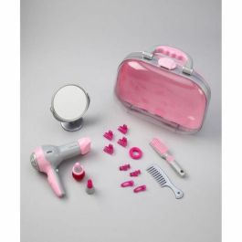 Klein Estuche de Peluquería Infantil Braun - Secador de Pelo Electrónico con Sonidos, Accesorios: Cepillo, Peine, Espejo y Joyería para Niñas 3+ Años