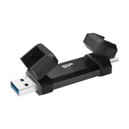 Silicon Power Memoria USB DS72 250GB USB A+C 3.2 Gen 2 con Doble Conexión Tipo-A y Tipo-C para Máxima Compatibilidad y Velocidad de hasta 1050 MB/s